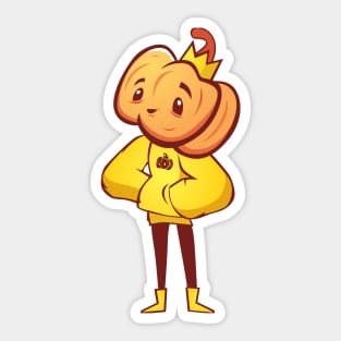 Pumpkin Guy Sticker